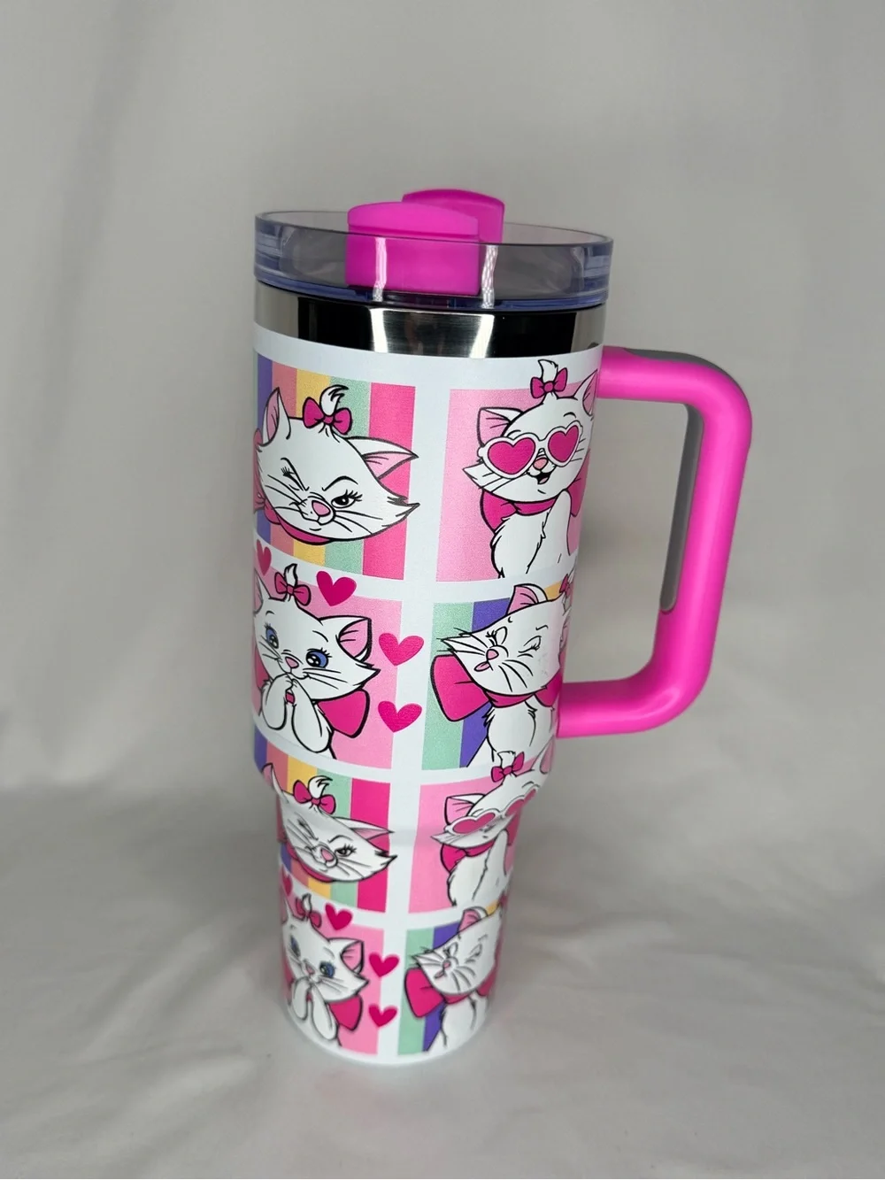 The Aristocats Marie 40oz Insulated Tumbler with Handle & Straw